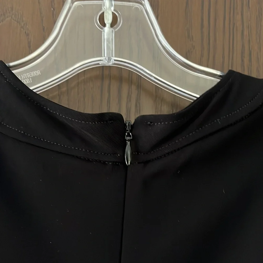 Tory Burch black, sleeveless long dress. Size Large. 100% Viscose.